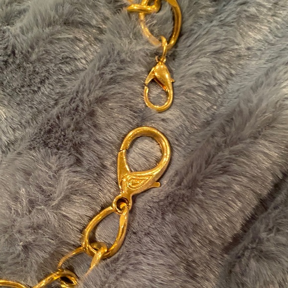 Gold Chain belt with Geometric crystal Accents fully adjustable main image 7
